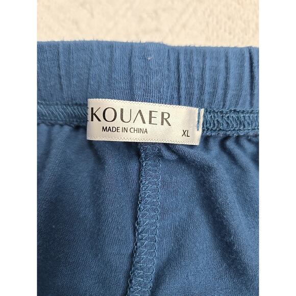 Womens Blue PJ Set Sz XL Buttery Soft Silky Feel Long Sleeve & Pants - Picture 6 of 7